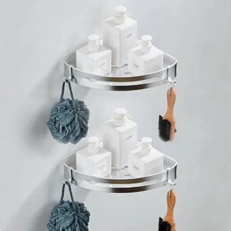 Wall-mounted storage basket offering no-drill installation for efficient organization and space-saving solutions.