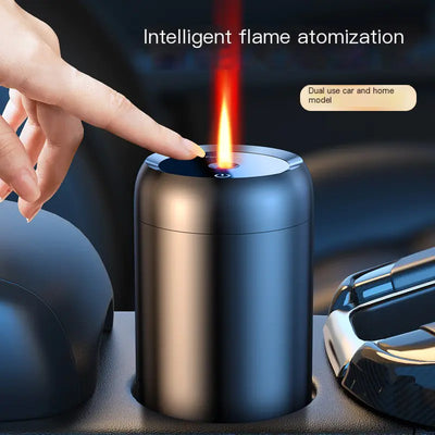 Smart Car Aromatherapy Diffuser with Flame Atmosphere Light.