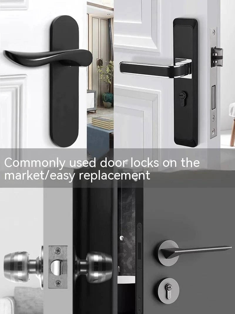 Fingerprint smart lock for effortless unlocking and enhanced security without punching in codes.