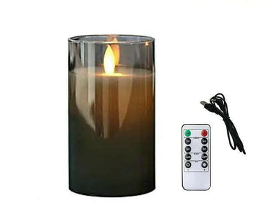 Illuminate your space with flameless candles for a safe and elegant ambiance.