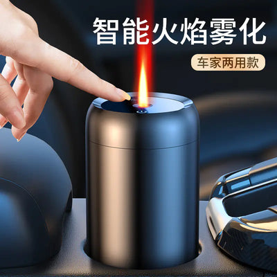 Smart Car Aromatherapy Diffuser with Flame Atmosphere Light.