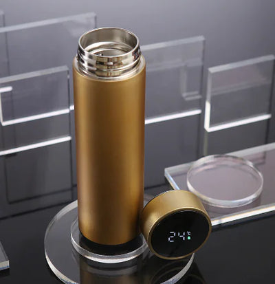 SmartTemp LED Thermos providing precision temperature insights for perfect drinking experience.