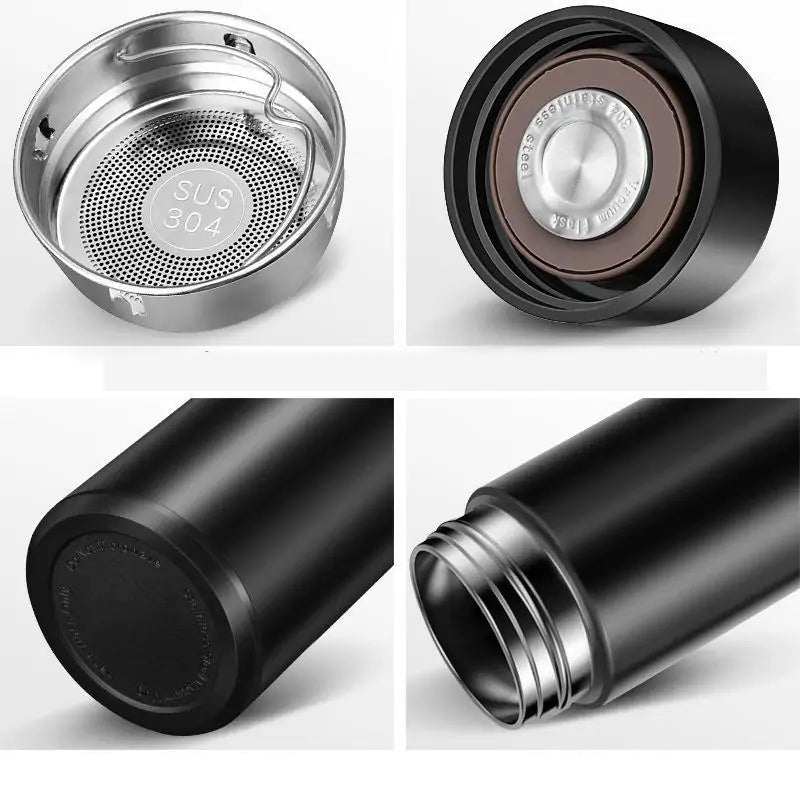 SmartTemp LED Thermos providing precision temperature insights for perfect drinking experience.