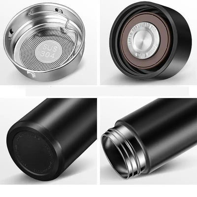 SmartTemp LED Thermos providing precision temperature insights for perfect drinking experience.