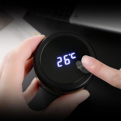 SmartTemp LED Thermos providing precision temperature insights for perfect drinking experience.