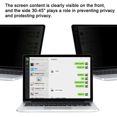 Anti-Spy Laptop Privacy Screen Protector for Confidentiality.