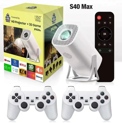 Portable Android 11 Gaming Hub Projector for Ultimate Fun.