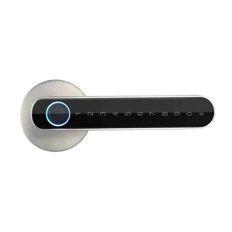 Fingerprint smart lock for effortless unlocking and enhanced security without punching in codes.