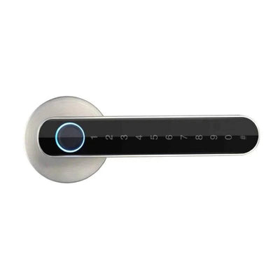 Fingerprint smart lock for effortless unlocking and enhanced security without punching in codes.