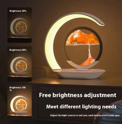 Elegant wireless charging desk lamp, seamlessly blending luxury and functionality for modern workspaces.