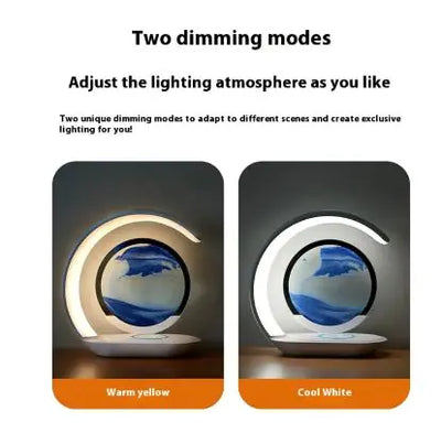 Elegant wireless charging desk lamp, seamlessly blending luxury and functionality for modern workspaces.