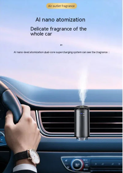 Smart Car Aroma Diffuser with Essential Oils for Fresh Air.