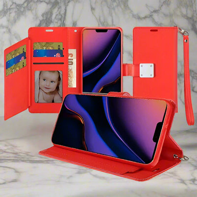 iPhone 11 PRO Wristlet Magnetic Wallet Cards Case.