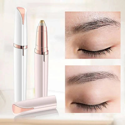 Electric eyebrow trimming tool designed for precision grooming and neat eyebrow shaping.
