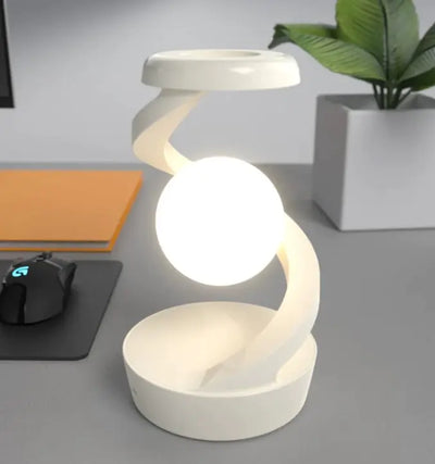 Swivel Moonlight with Charging Hub for Home Decor.